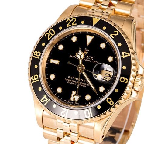 solid gold rolex gmt master|Rolex gmt 18k gold.